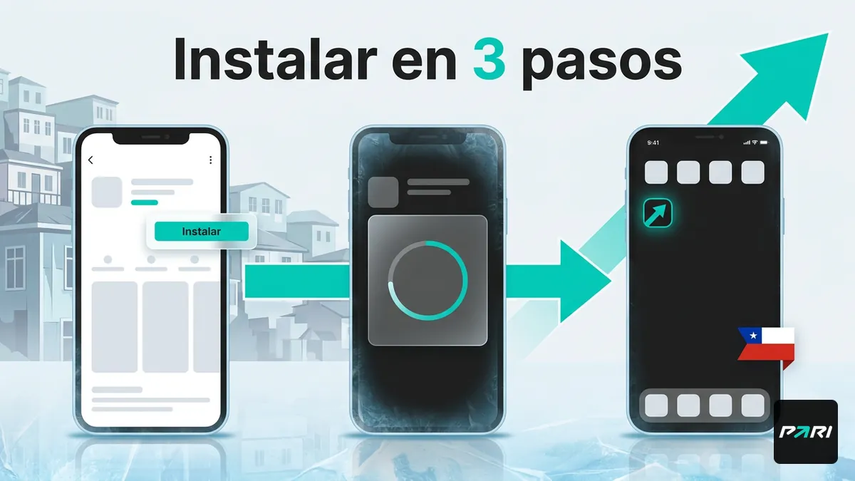 Pasos para instalar la app de Paribet en iPhone y iPad