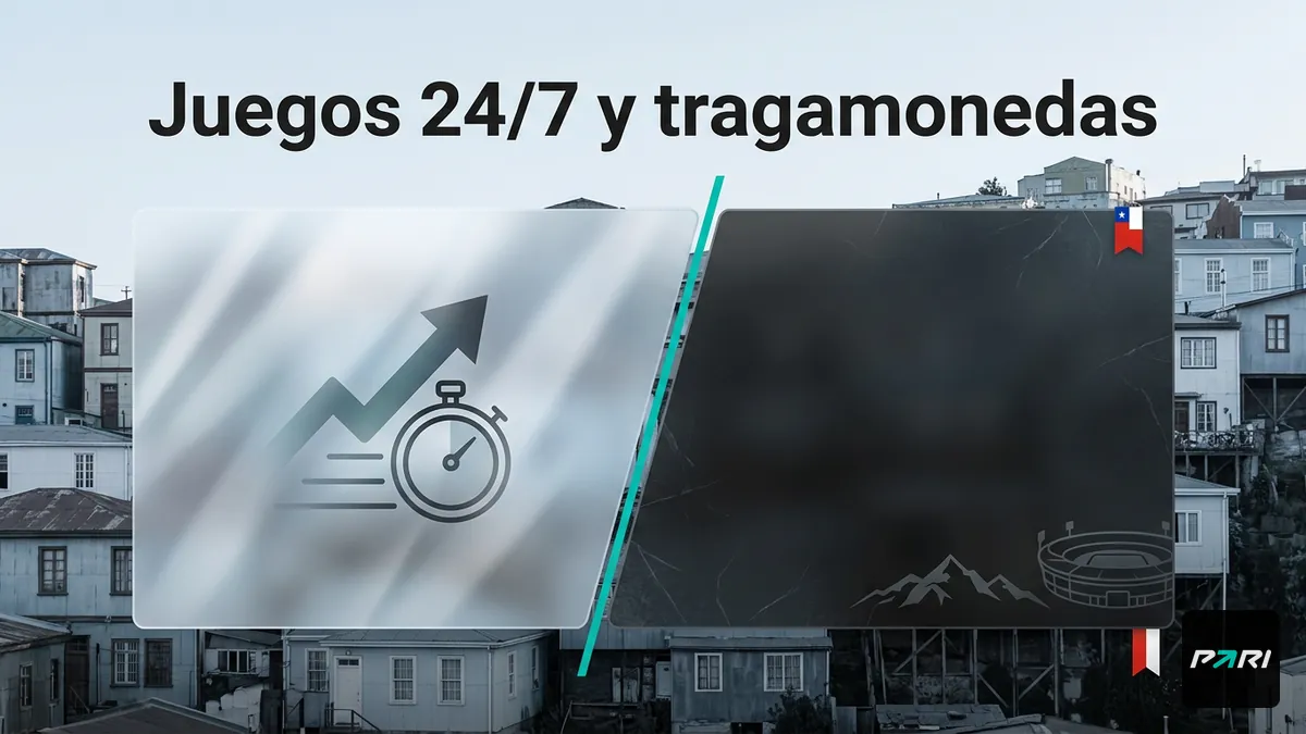 Comparación entre Juegos 24/7 y tragamonedas en Paribet Chile