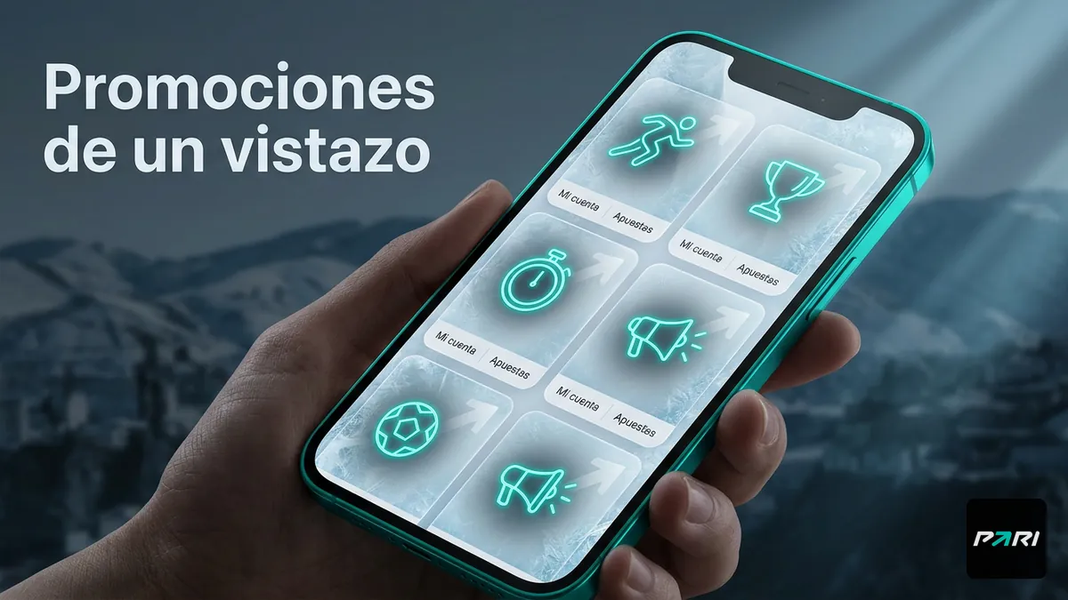 Catálogo de promociones de Paribet en el móvil