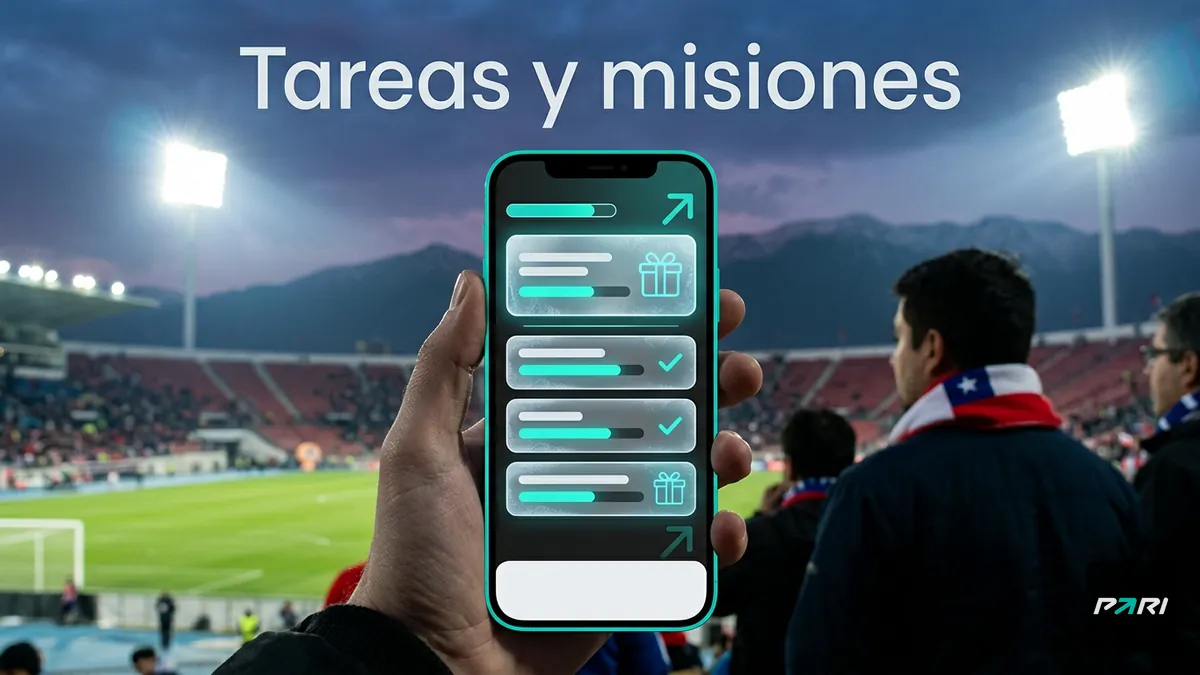 Tareas y misiones PARI PASS en Paribet Chile