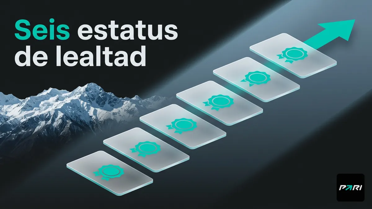 Seis estatus del programa de lealtad de Paribet