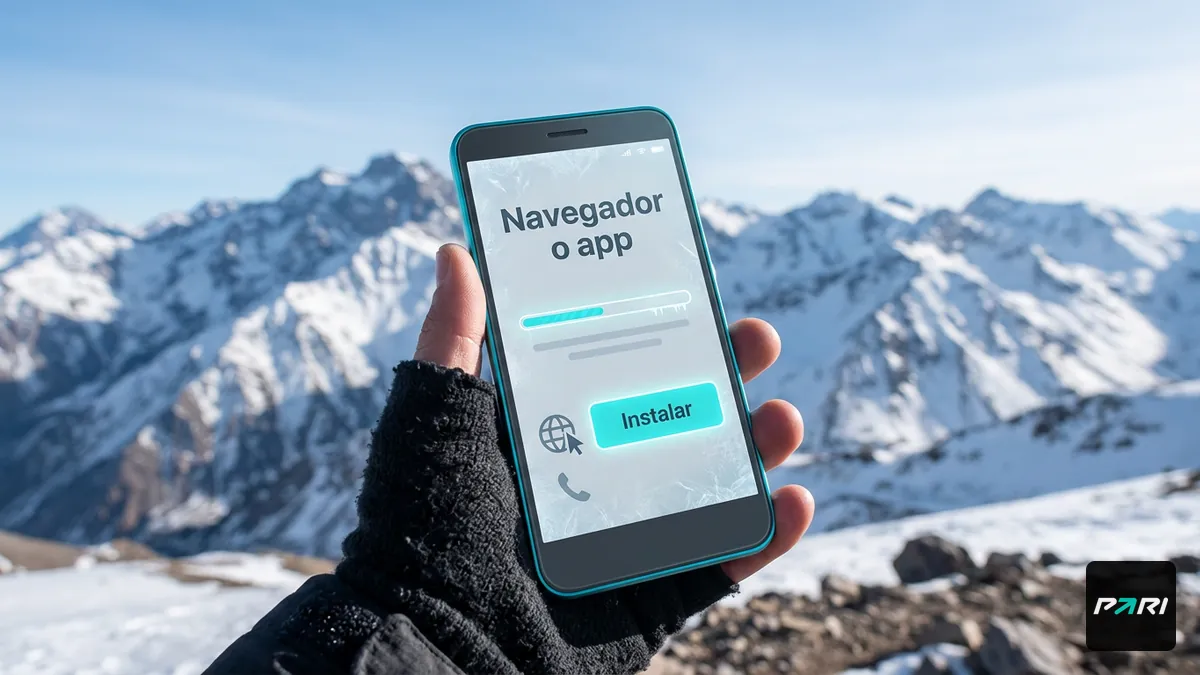 Paribet: acceso desde el celular con navegador o app
